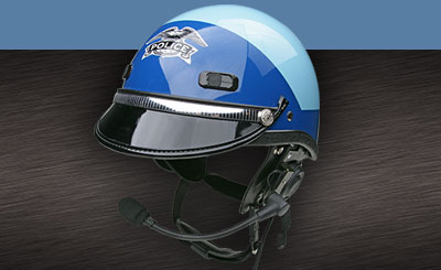Police Motorcycle Helmet Kits