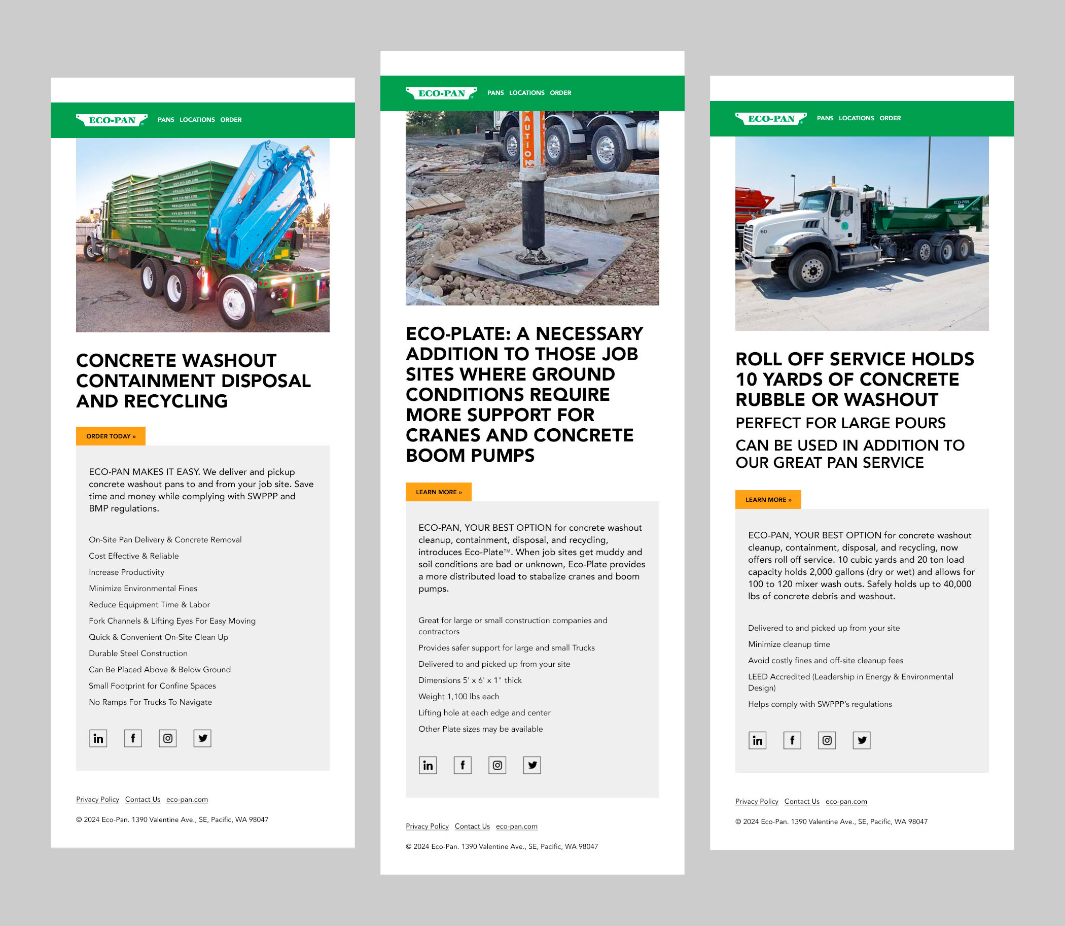 Eco-Pan email marketing