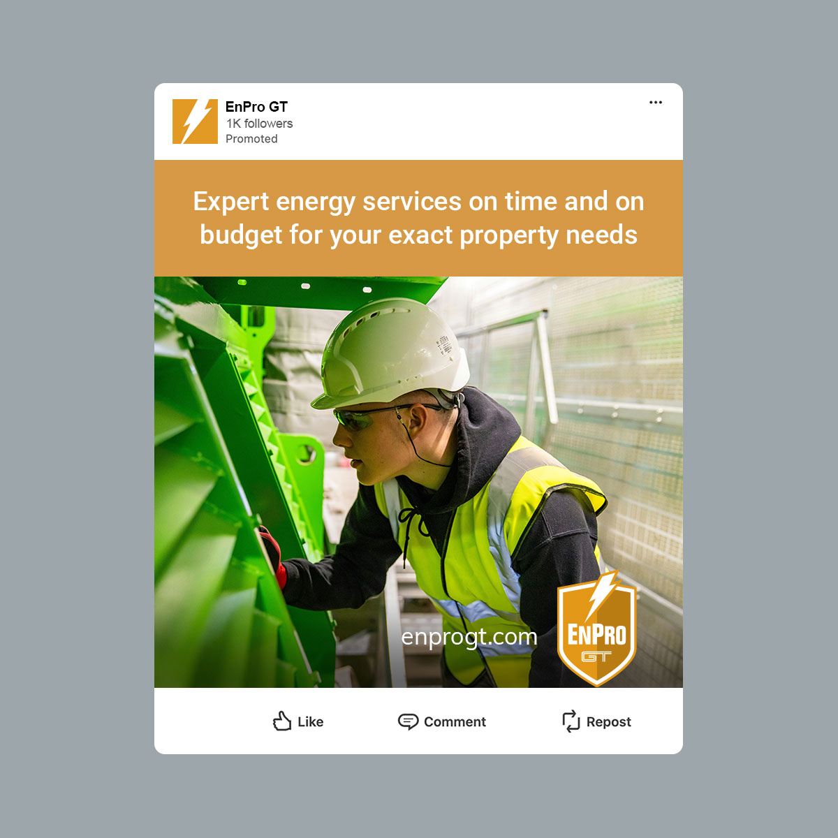 EnPro GT social media marketing