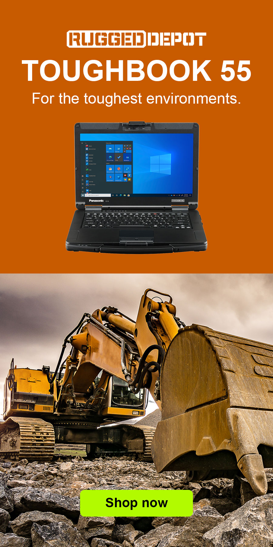 TB55 vertical banner ad